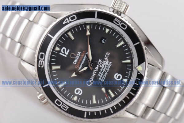Omega Replica Seamaster Planet Ocean Quantum of Solace Watch Steel 222.30.46.20.01.001