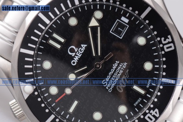 Omega Seamaster James Bond Agent 007 Limited Edition Watch Steel 212.30.36.20.01.001 Replica