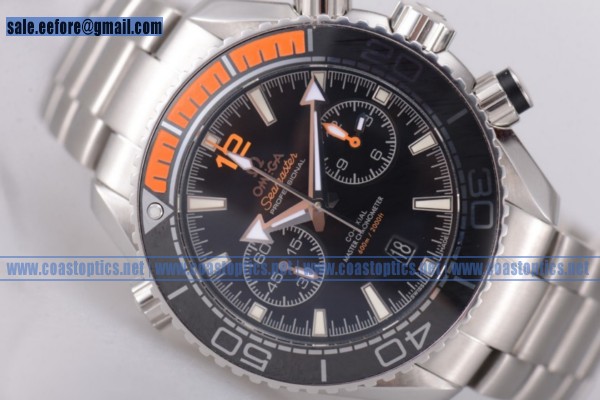 1:1 Omega Seamaster Planet Ocean 600M Master Chronometer Chronograph 1:1 Replica Watch Steel 215.90.46.51.99.001 (EF)