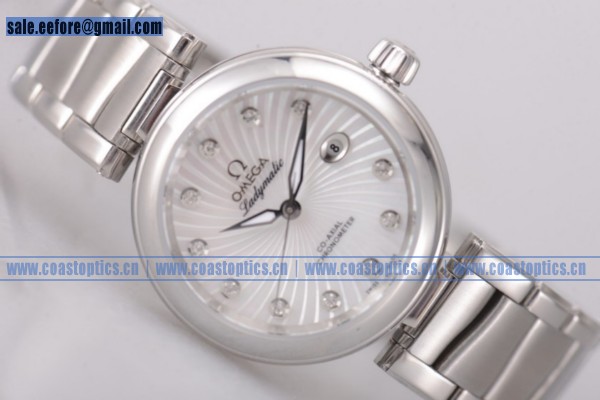 1:1 Omega De Ville Ladymatic Watch Perfect Replica Steel 425.30.34.20.55.001 (V6)