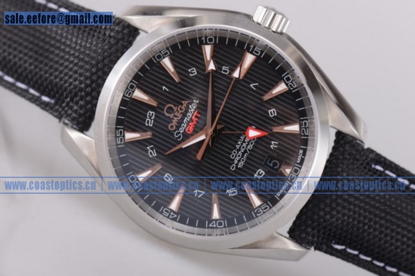 Omega Seamaster Aqua Terra 150M GMT Watch Steel 231.10.43.22.01.005 Perfect Replica (EF)