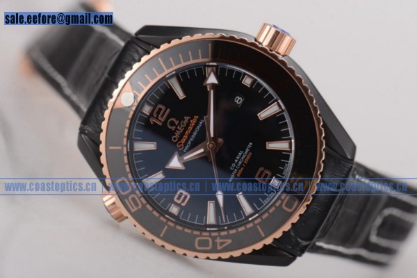Perfect Replica Omega Seamaster Planet Ocean 600M Watch PVD 215.63.46.22.01.004 (EF)