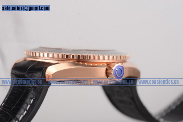 Omega Seamaster Planet Ocean 600M Watch Perfect Replica Rose Gold 215.63.46.22.01.004 (EF)