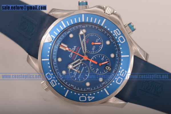 Replica Omega Seamaster Diver 300M Chrono Watch Steel 212.30.44.50.03.002