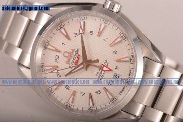 Omega Aqua Terra 150m GMT Watch Steel 231.13.43.22.03.004 Perfect Replica