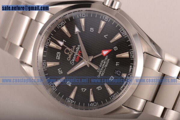 Omega Perfect Replica Aqua Terra 150m GMT Watch Steel 231.10.43.22.01.001
