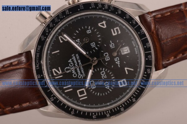 Replica Omega Speedmaster Chrono Watch Steel Case 324.33.38.40.06.001