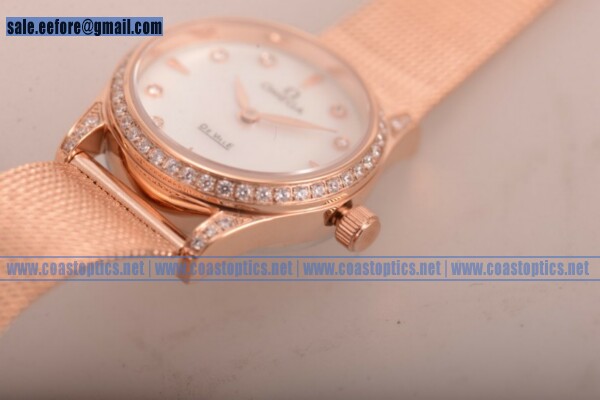 Replica Omega De Ville Prestige Watch Rose Gold 424.55.33.20.55.002G - Click Image to Close