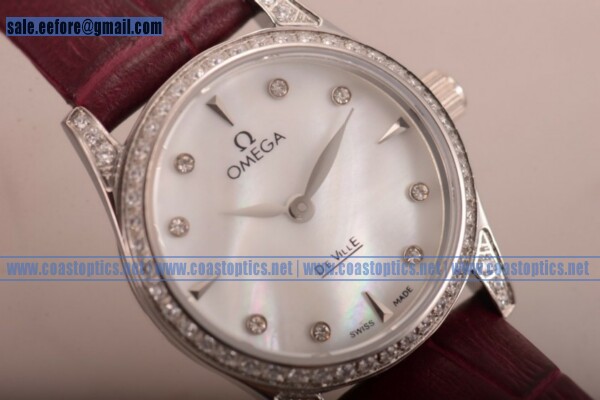 Replica Omega De Ville Prestige Watch Steel 424.15.33.20.55.001R