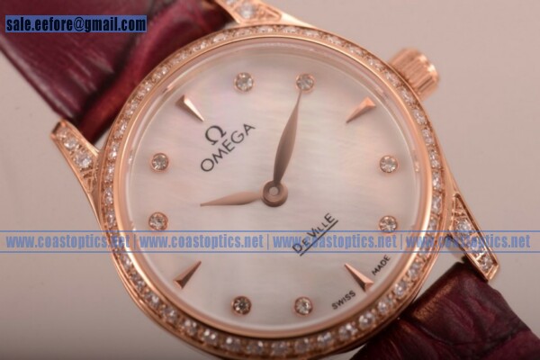 Replica Omega De Ville Prestige Watch Rose Gold 424.55.33.20.55.002F