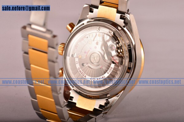 Omega 1:1 Replica Speedmaster '57 Co-Axial Chrono Watch Two Tone 331.20.42.51.02.001 (EF) - Click Image to Close