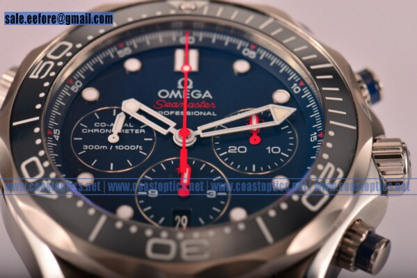Omega Seamaster Diver 300M Co-Axial Chrono Watch 1:1 Replica Steel 212.30.44.50.03.001 (BP) - Click Image to Close