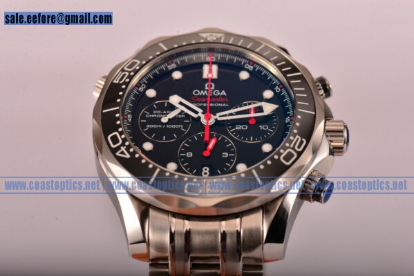 Omega Seamaster Diver 300M Co-Axial Chrono Watch 1:1 Replica Steel 212.30.44.50.01.001 (BP) - Click Image to Close