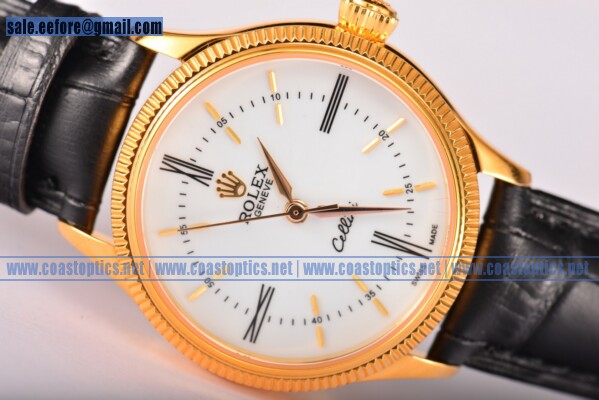 Rolex Cellini Time Watch Replica Yellow Gold 50508