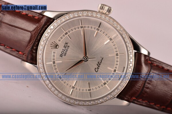 Replica Rolex Cellini Watch Steel 50507DSBR (BP)