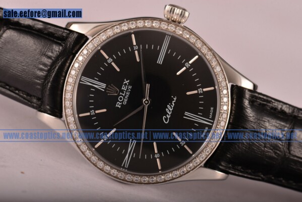 Rolex Cellini Replica Watch Steel 50509DBK (BP)