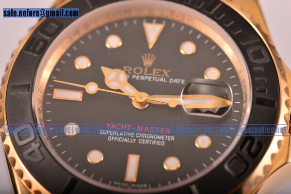 Rolex Yacht-Master Replica Watch Yellow Gold 116555 - Click Image to Close