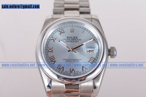 Replica Rolex Datejust 36mm Watch Steel 1601 ice - Click Image to Close