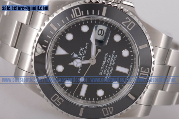 Rolex 1:1 Replica Submariner Watch Steel 116610LN (J12)