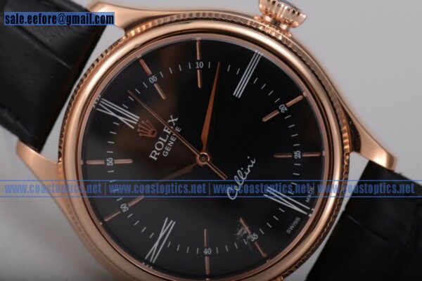 Rolex Cellini Time Watch Replica Rose Gold 55055