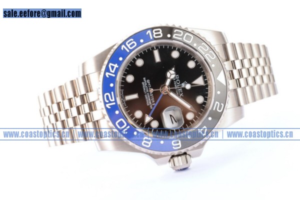 Perfect Replica Rolex GMT-Master II Watch Steel m116710blnr-0002