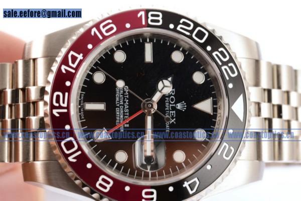 Perfect Replica Rolex GMT-Master II Watch Steel 16710