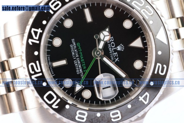 Perfect Replica Rolex GMT-Master II Watch Steel 116710LN