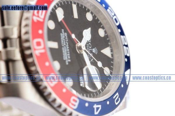 Perfect Replica Rolex GMT-Master II Watch Steel 126710BLRO - Click Image to Close