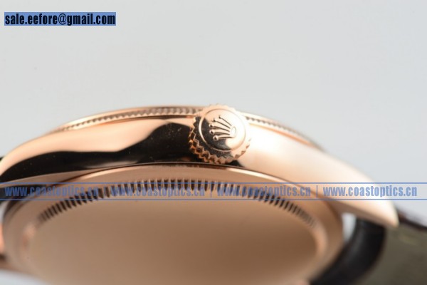 Perfect Replica Rolex Cellini Time Watch Rose Gold 55056 Wht (BP) - 1:1 - Click Image to Close