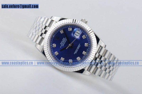 Perfect Replica Rolex Datejust II Watch Steel 116334 bldj (BP)