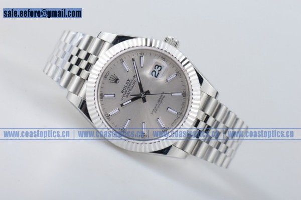 Perfect Replica Rolex Datejust II Watch Steel Stick Markers 116334 silsj (BP)