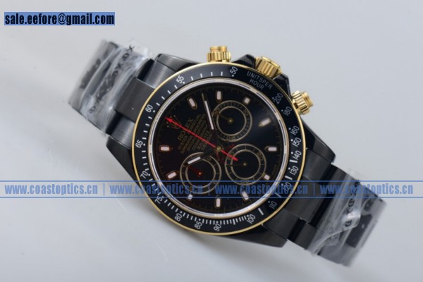 1:1 Replica Rolex Daytona Les Artisans De Geneve & Kravitz Design LK 01 Customized Chrono Watch PVD 116523 (BP)