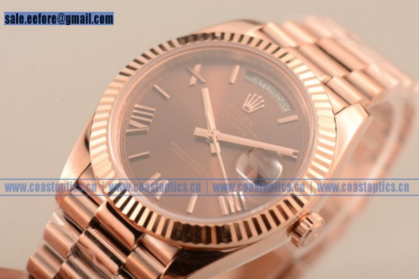 1:1 Clone Rolex Day-Date Watch Rose Gold 218235 bror (CF) - Click Image to Close