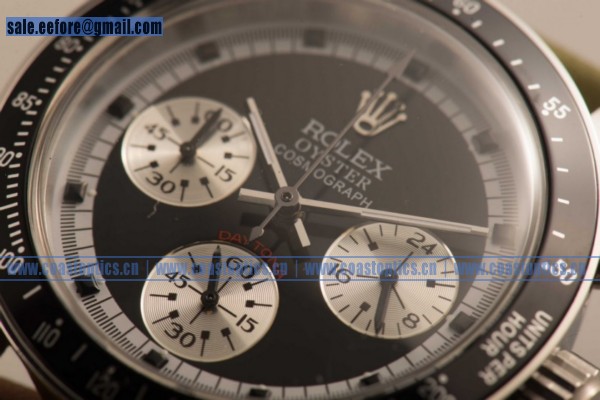 Replica Rolex Daytona Vintage Edition Chrono Watch Steel 6339 bksql