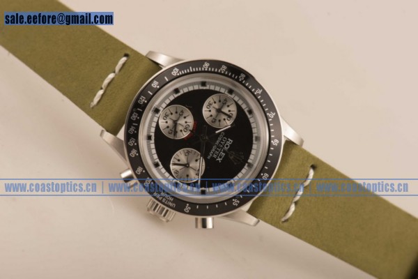Replica Rolex Daytona Vintage Edition Chrono Watch Steel 6339 bksql