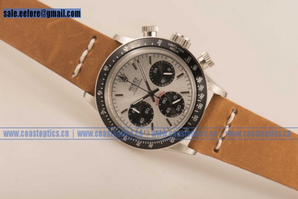 Replica Rolex Daytona Vintage Edition Chrono Watch Steel 6364 brn