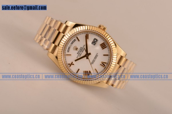 Best Replica Rolex Day-Date Watch Yellow Gold 118238 pwr (BP)