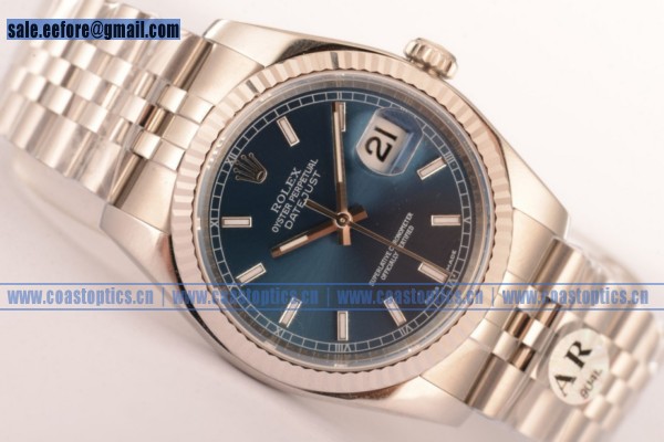 1:1 Best Replica Rolex Datejust Watch Steel 116234 blsj(AR)
