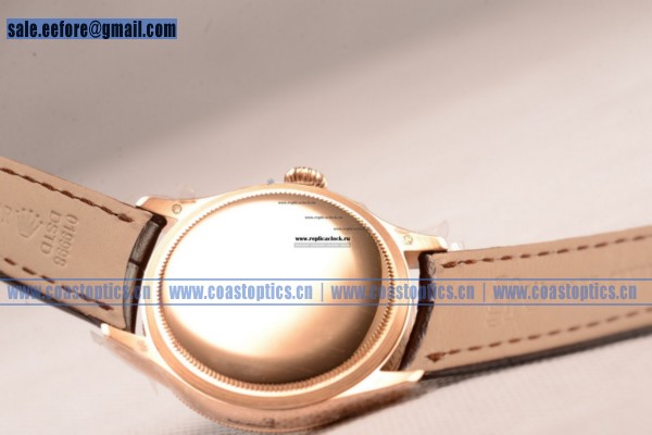 Best Replica Rolex Cellini Time Watch Rose Gold 50505 - Click Image to Close