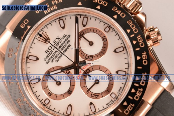 Best Replica Rolex Daytona Watch Rose Gold 116515LN(AR)