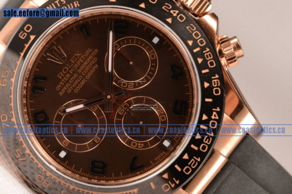 Perfect Replica Rolex Daytona Watch Rose Gold 116515 LNbr(AR)