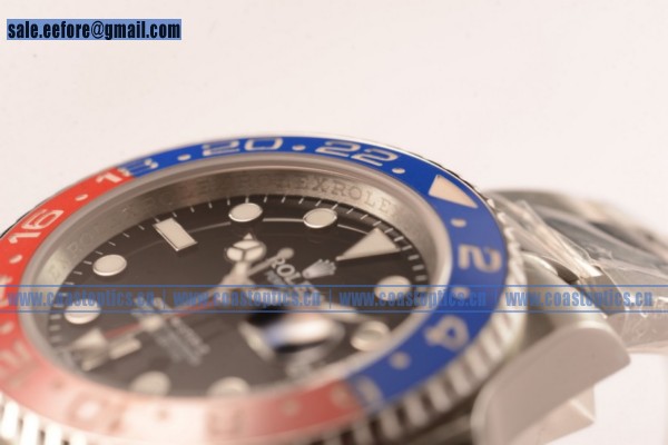 1:1 Replica Rolex GMT-Master II Watch Steel 16710 - Click Image to Close