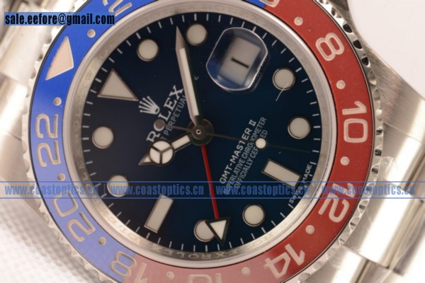 Best Replica Rolex GMT-Master II Watch Steel 116719BLSO