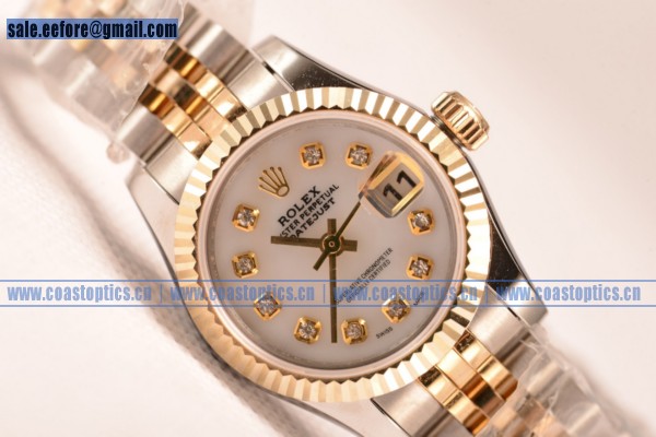 Best Replica Rolex Oyster Perpetual Lady Datejust Watch 904 Steel/14K Yellow Gold 179173 pwhid(BP)