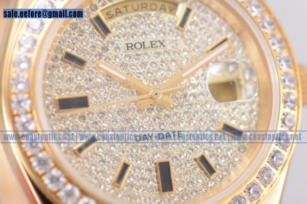 Replica Rolex Day-Date Watch Yellow Gold 118348 dsp - Click Image to Close