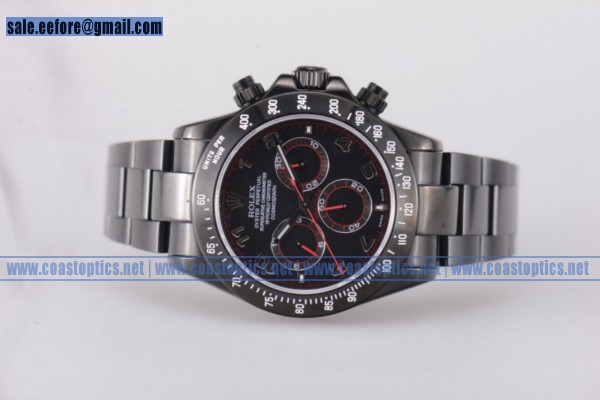 Best Replica Rolex Daytona Project X Designs Chrono Watch PVD 116520 (BP) - Click Image to Close