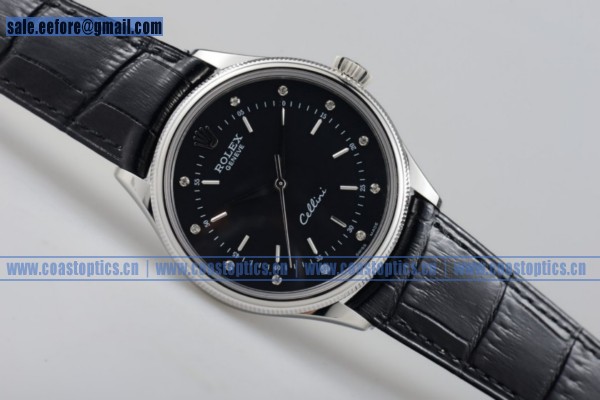 Rolex Cellini Watch Steel 50509 blk (BP) - Click Image to Close