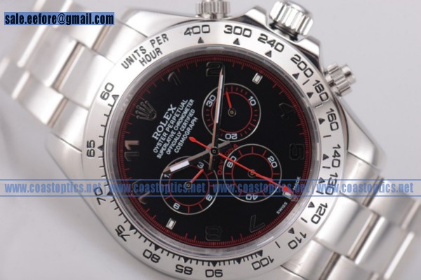 Rolex Daytona Replica Chrono Watch Steel 116509 bk