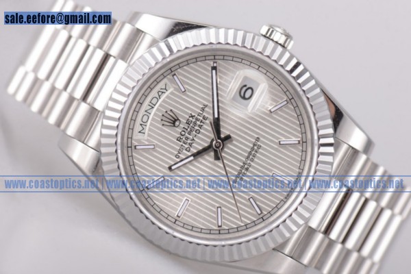 Rolex Day-Date II Perfect Replica Watch Steel 118239 ssp(BP)