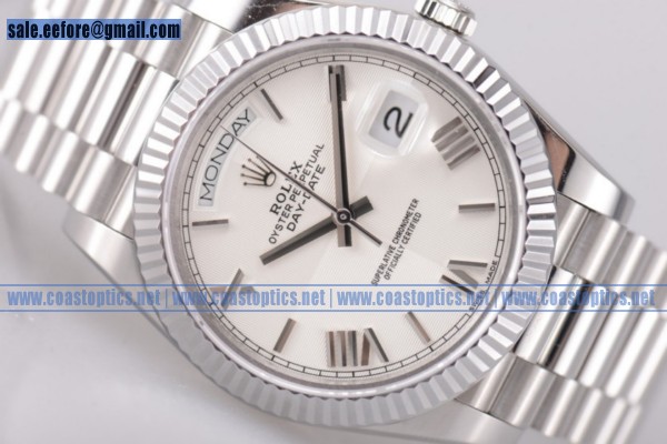 Rolex Day-Date II Perfect Replica Watch Steel 118239 wsr(BP)
